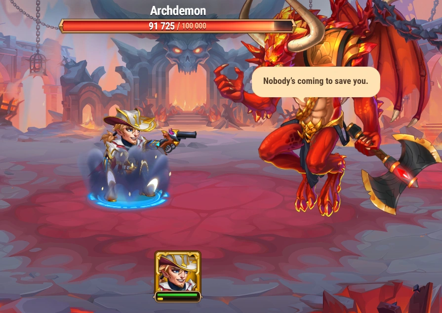 Adam alone against the Archdemon