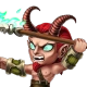 Portrait of Satyr-javelin thrower