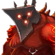 Portrait of Wild demon