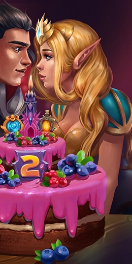 Background of Happy Birthday, Dominion!