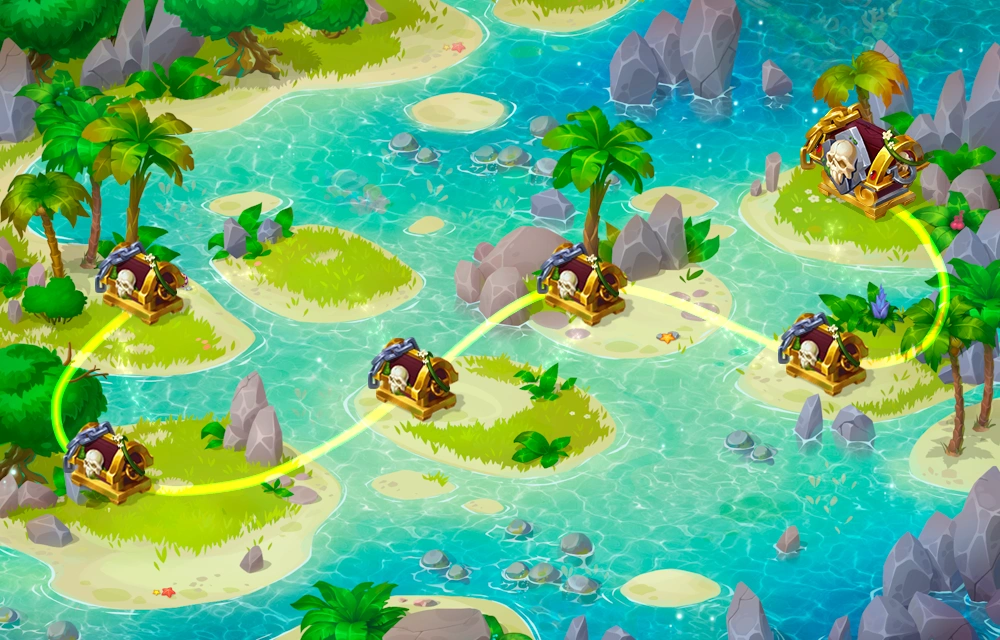 Map of Treasure Island 2