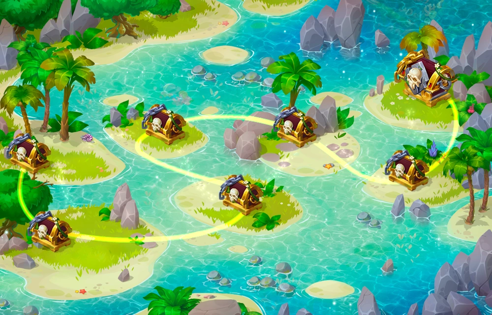 Map of Treasure Island 3