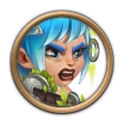 Astrid and Lucas' Spring Skin reached level 60
