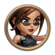 Lara Croft's Dark Angel Skin reached level 1