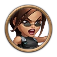 Lara Croft's Dark Angel Skin reached level 60