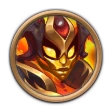 Asherona and Pyro's Champion Skin reached level 1