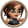 Lara Croft's Dark Angel Skin reached level 1