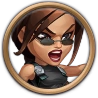 Lara Croft's Dark Angel Skin reached level 60