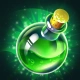 Icon of "Potion of Fatigue (periodic, blue)"