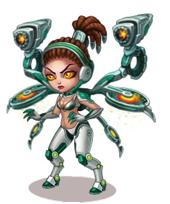 Appearance in game: Arachne's default skin