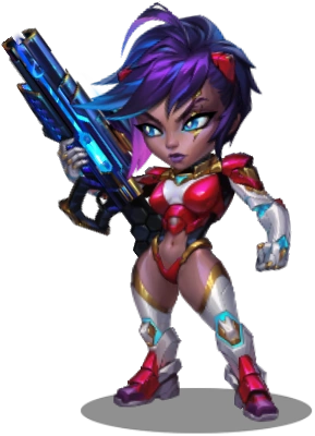 Appearance in game: Eva's default skin