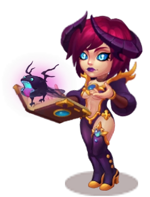 Appearance in game: Iris' default skin