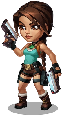 Lara Croft's default skin