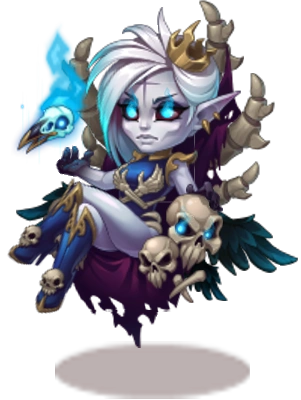 Appearance in game: Morrigan's default skin
