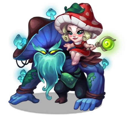 Appearance in game: Mushy and Shroom's default skin