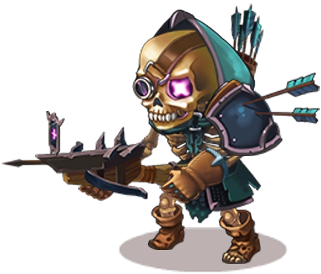 Skeleton-arbalester